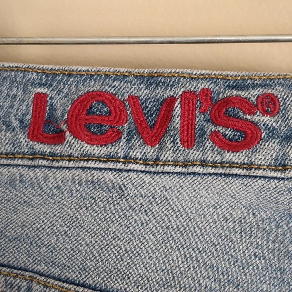 511 Slim Levi's Patch Jeans Light Wash Distressed (Kids Size 14 Regular)
